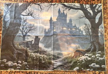 Halloween Spooky Castle Backdrop