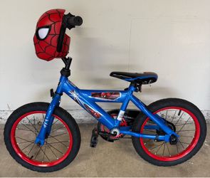 Huffy 16" Marvel Spider-Man Kids' Bike, Fits Riders 42" - 48" *", Red, Youth, Boy's