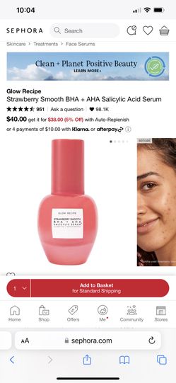 Glow recipe Strawberry Smooth Serum 