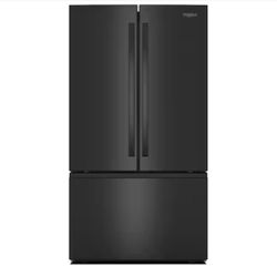 Whirlpool 36 in. 31 cu. ft. French Door Refrigerator in Black with Ice Maker