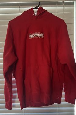 Supreme Red Bandana Box Logo Hoodie (trades Available)