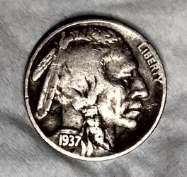 1937 buffalo nickel vf condition