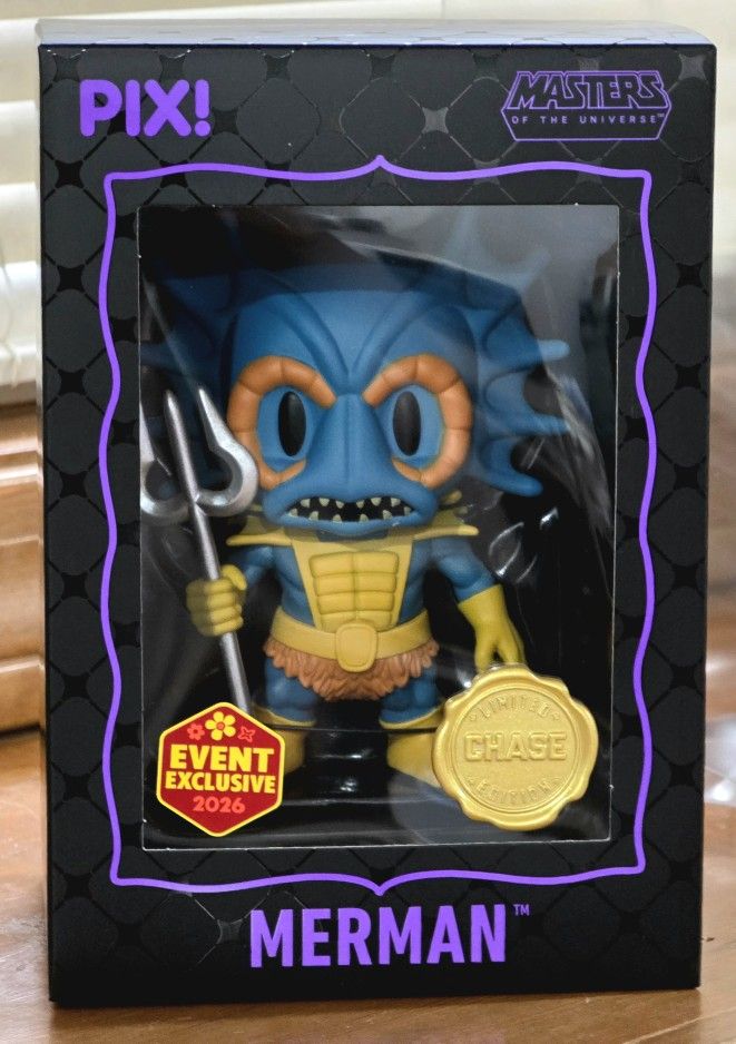 Thrilljoy Pix! Masters of the Universe - MERMAN (CHASE) EXCLUSIVE (W/PROTECTOR)