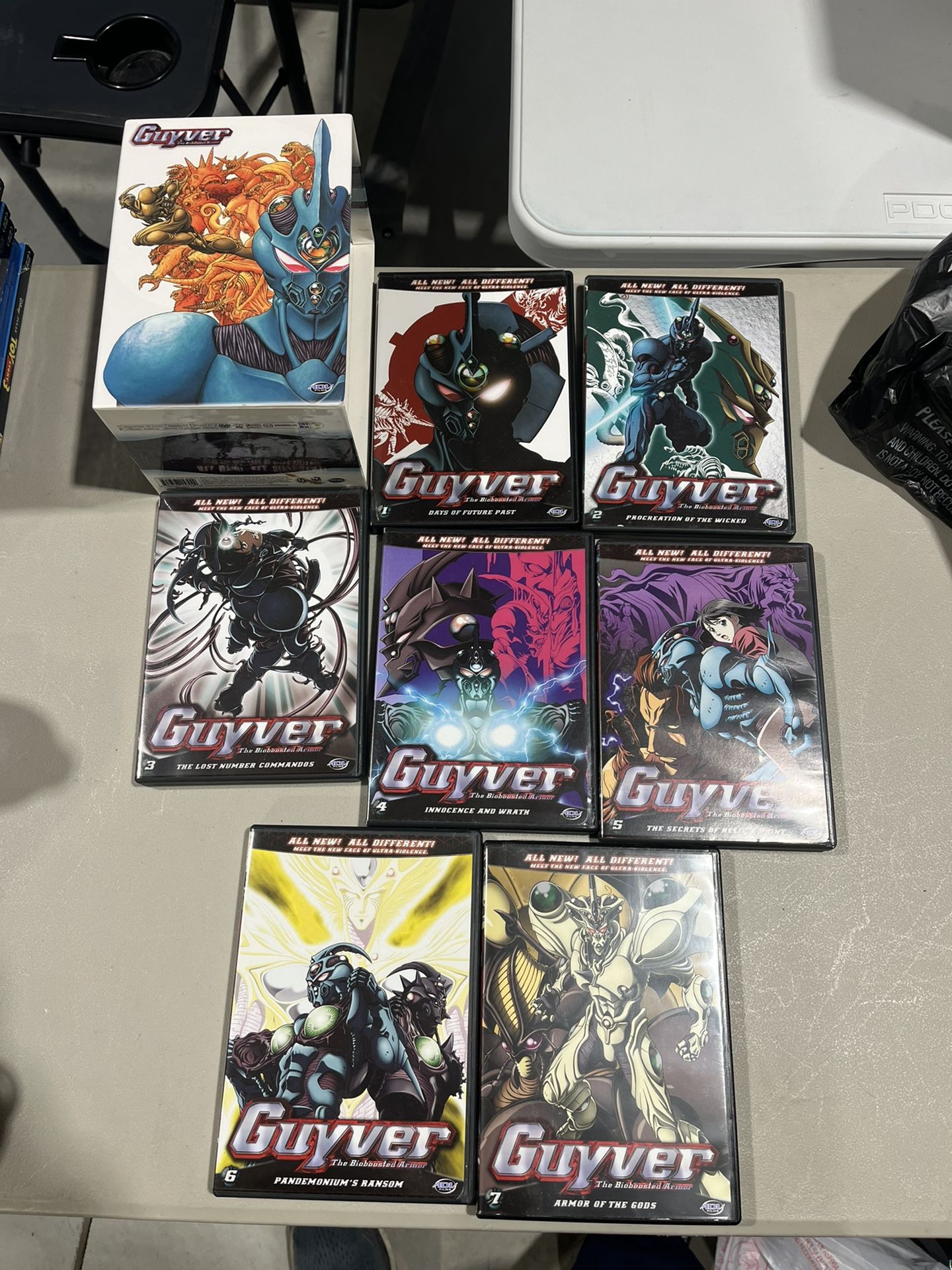 Guyver Anime Movie Set