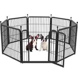 8 Panels Dog Play Pen 