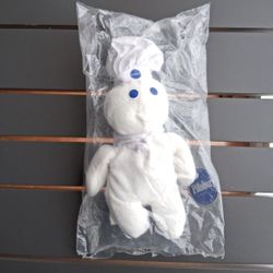 Vintage 1997 Pillsbury Doughboy Plush 8" Mini Bean Bag