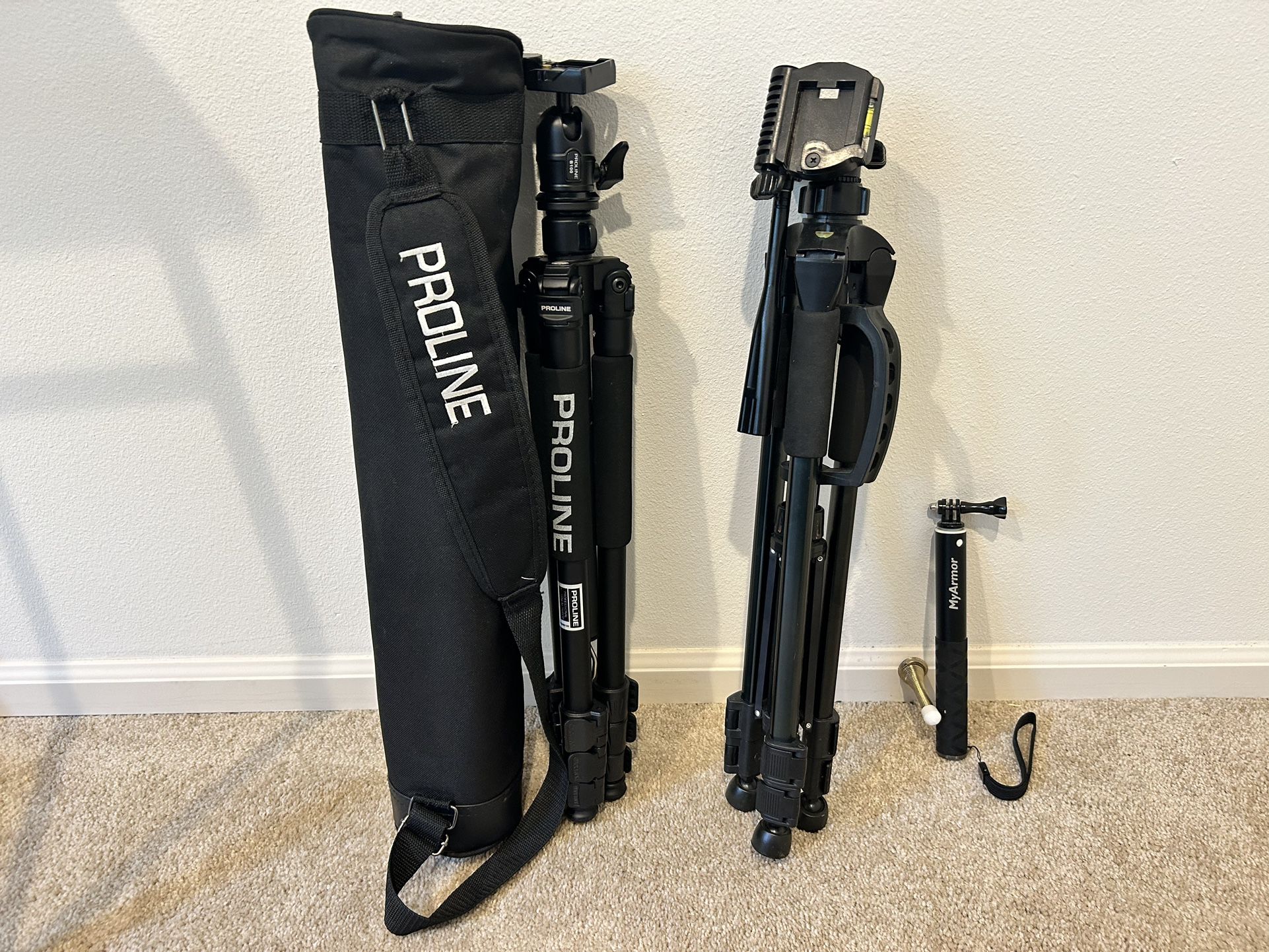 Reduced Price! Multiple tripods for different equipment