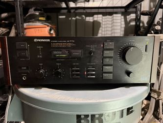 Pioneer A-77X stereo amplifier.
