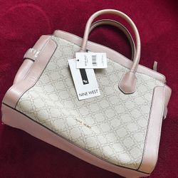 Nine West structured satchel