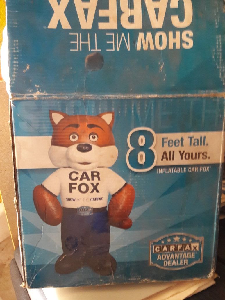 Inflatable car fox