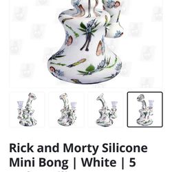 Rick & Morty Silicone Mini Bong