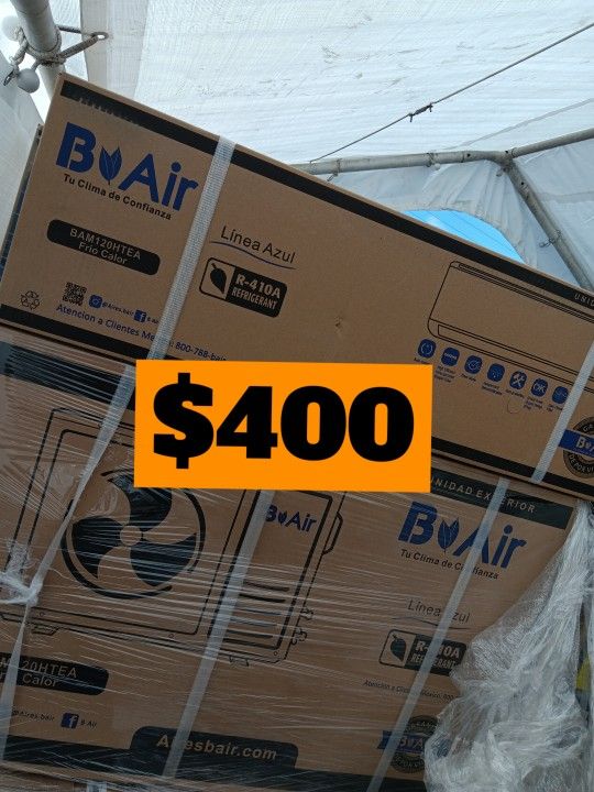 New In Box Minisplit 12000btu 110v