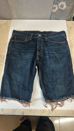 Dark Wash Denim Cut-Off Shorts