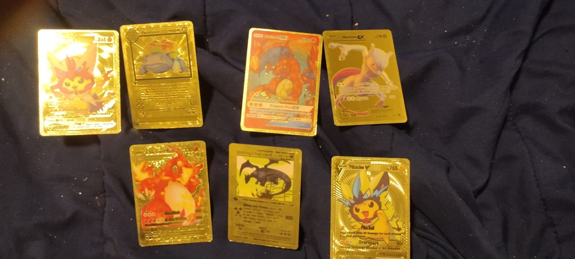 Rare Gold Pokemon Cards