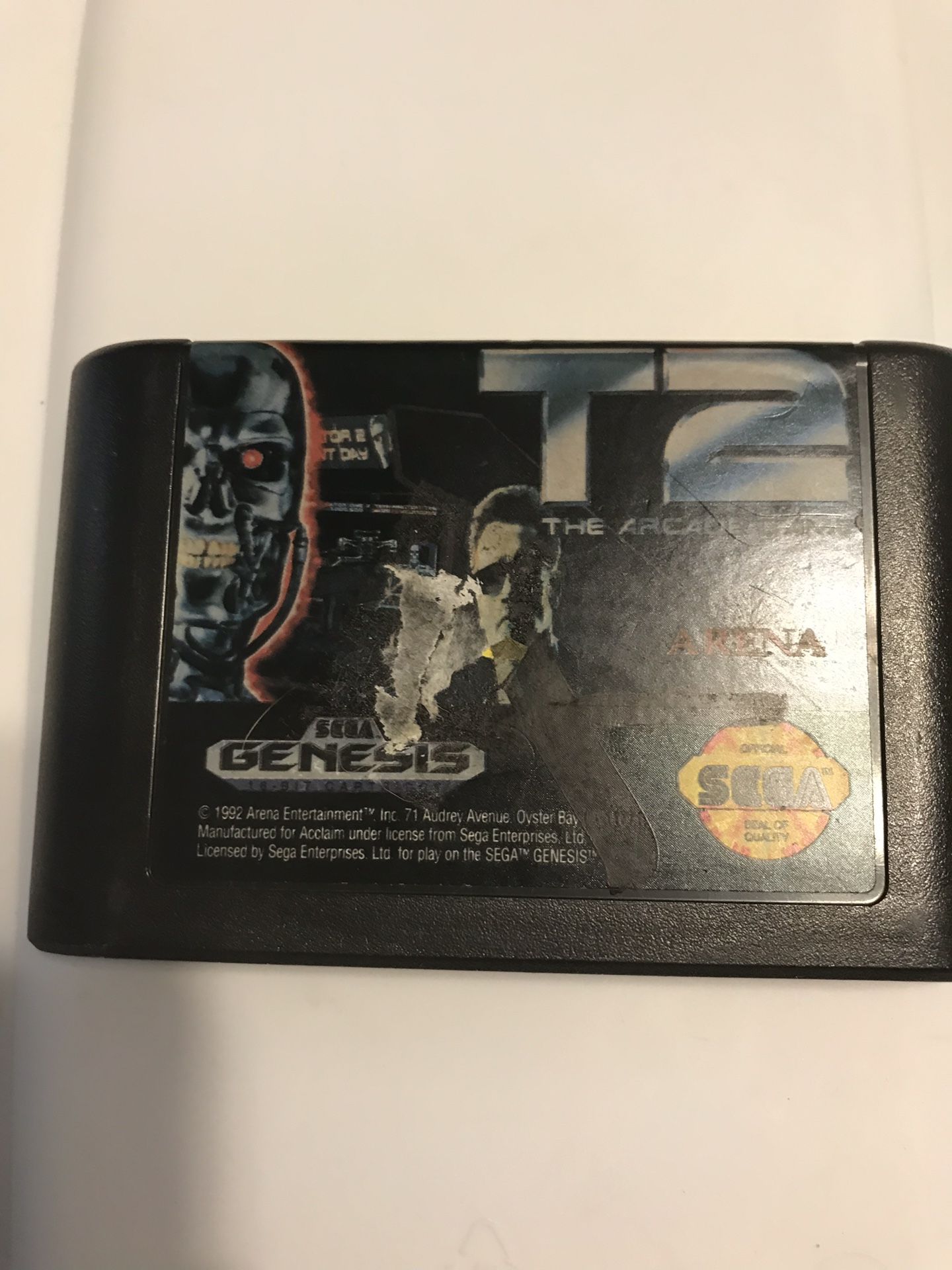 T2 the arcade game sega genesis