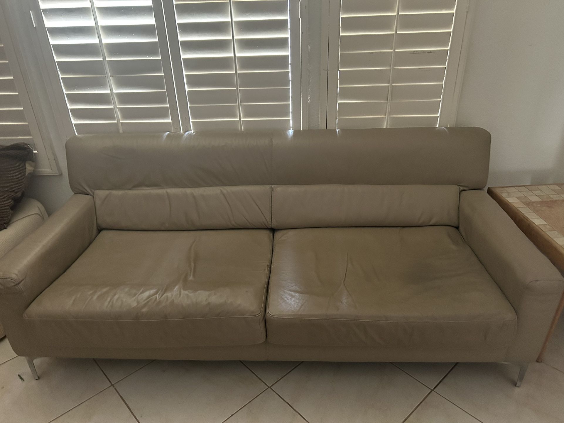  $7000 Italian leather couch