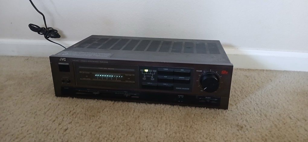 Vintage JVC Receiver Amp Amplifier Phono Sound System Home Audio