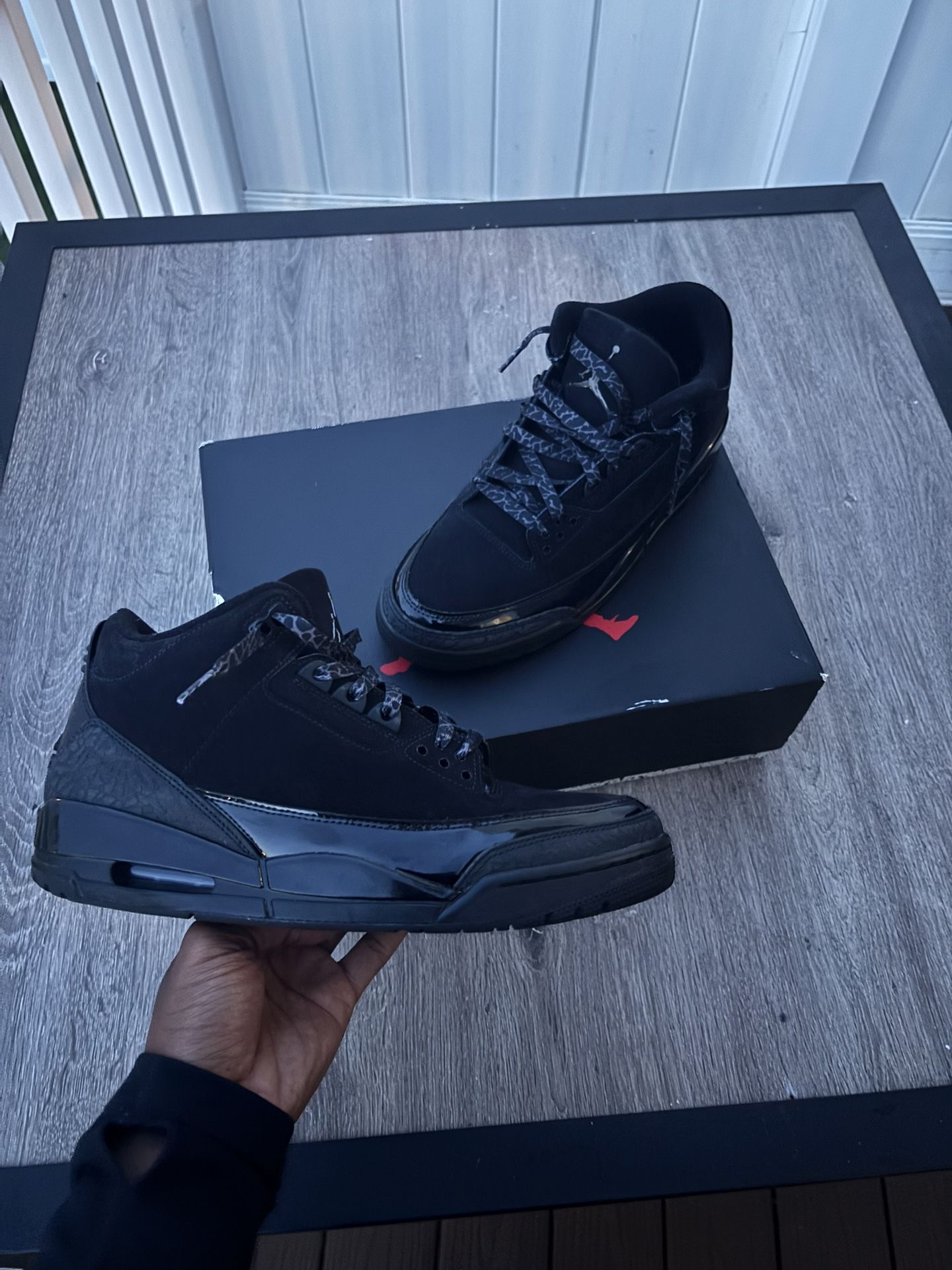 2025 Air Jordan 3s Black Cats
