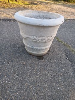 Large Concrete Garden Pot