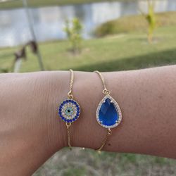 Evil Eye Bracelet Set $25