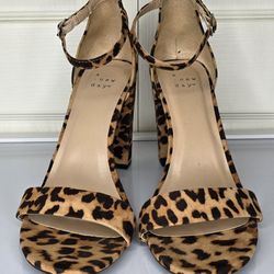 A New Day Women's Animal Print Block Heels 