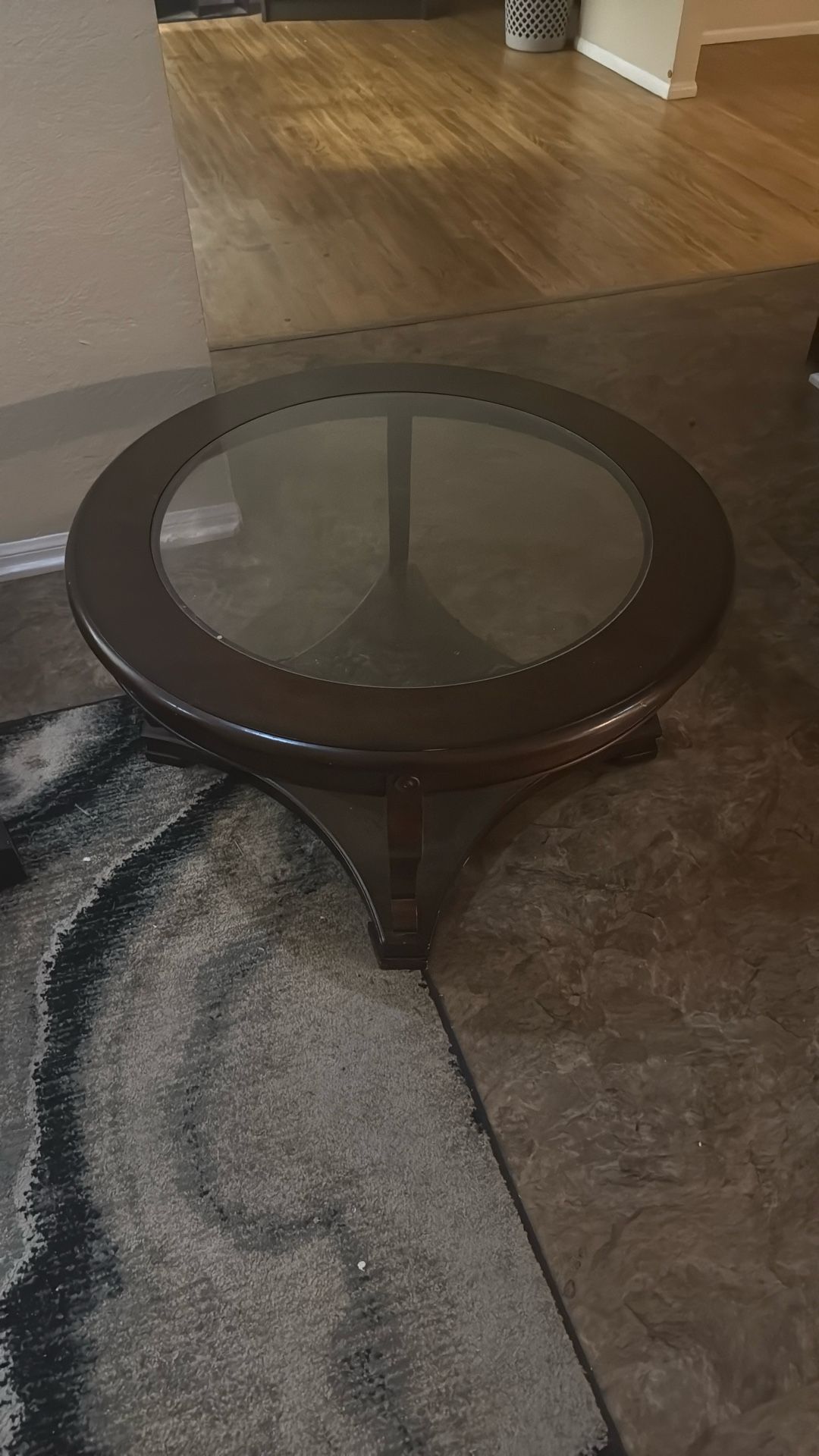 Coffee Table With Glass