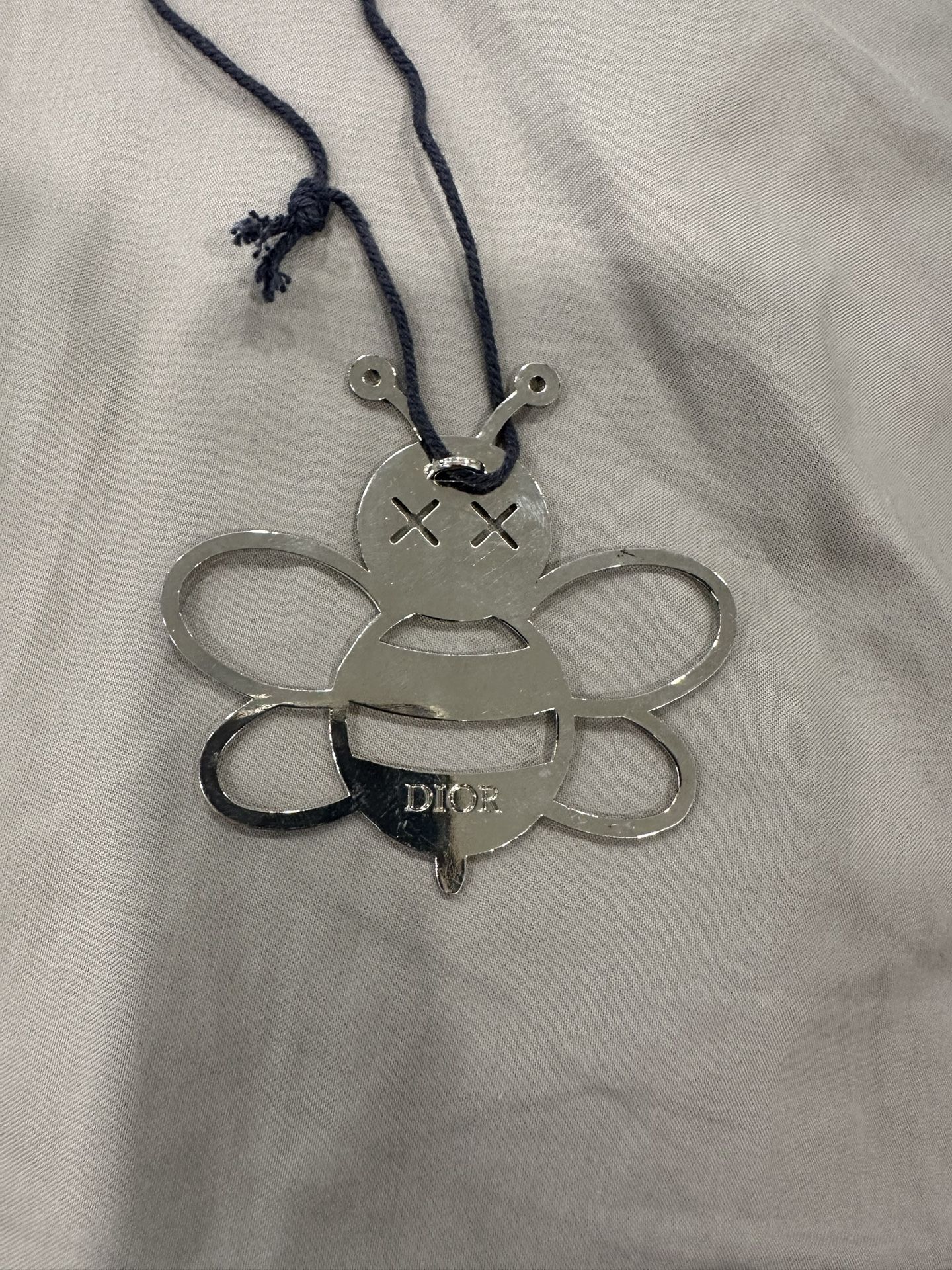 Dior x KAWS Charm Only Silver Bee Japan Exclusive Novelty