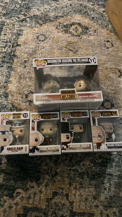 American History Funko Pops Bundle $50