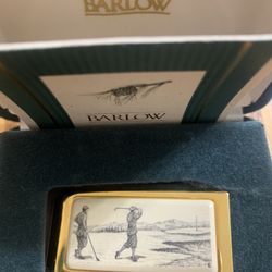 BARLOW  Golfer  Money Clip 
