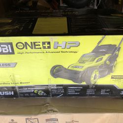 RYOBI ONE+ HP 18V Brushless 16 in. Cordless Battery Walk Behind Push Lawn  Mower (Tool Only) for Sale in Cave Creek, AZ - OfferUp