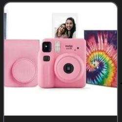 Pink Instax Camara