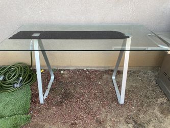 Glass table/ desk table