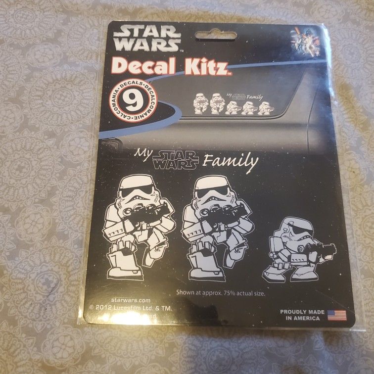 Star Wars Family Decal Kit