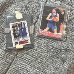 Luka Doncic Rookie Card/Sticker Lot