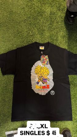 Black Dragon Ball Z Bape Shirt Size XL