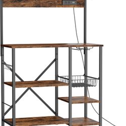 Bakers Rack Kitchen Storage , Utility Kitchen Shelf New In Box 