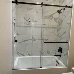 Custom Enclosure Glass Shower Doors And Mirrors!