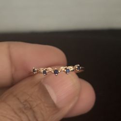 Dainty Sapphire Ring Size 8