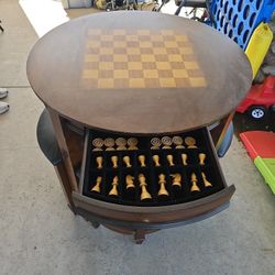 Chess And Checker Table