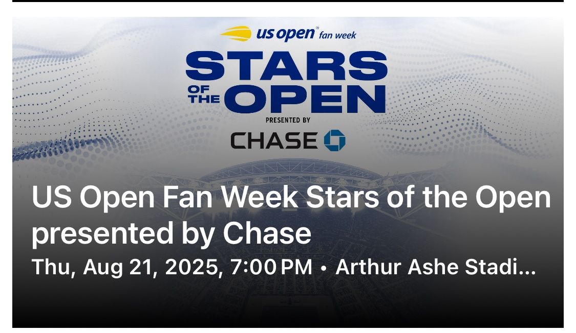 US OPEN TICKETS