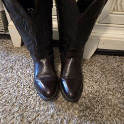 Laredo Men's 12" (4216) Black Cherry Western Style Traditional Cowboy
Boots size 7.5 D