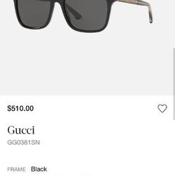 Gucci Sunglasses 