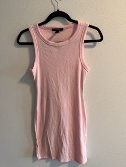 Forever 21 Pink Ribbed Tank Top