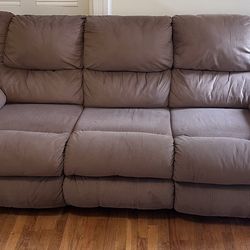 Couch + Recliner Set (Matching) – Clean, Comfortable – $300 OBO