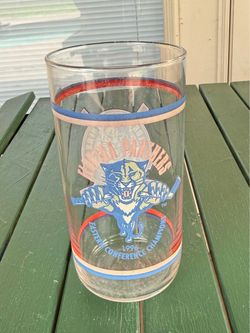 Vintage Florida Panthers Hockey 1996 Eastern Conference Champs glass