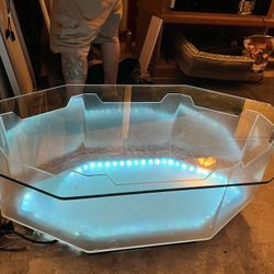 Fish tank coffee table terrarium 