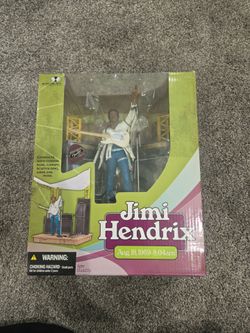 Jimi Hendrix figurine licensed by fender