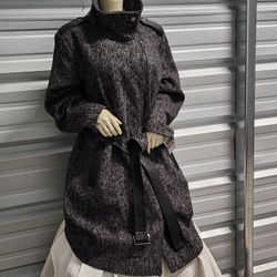 Michael Kors Asymmetrical Wool Coat