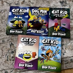 Dog Man And Cat Kid Novels