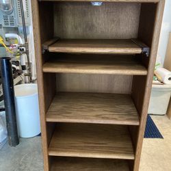 Solid wood stereo/record cabinet
